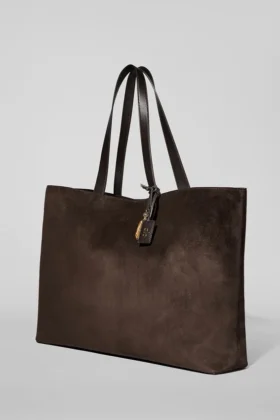Alo Tranquility Shopper – Espresso-Wildleder