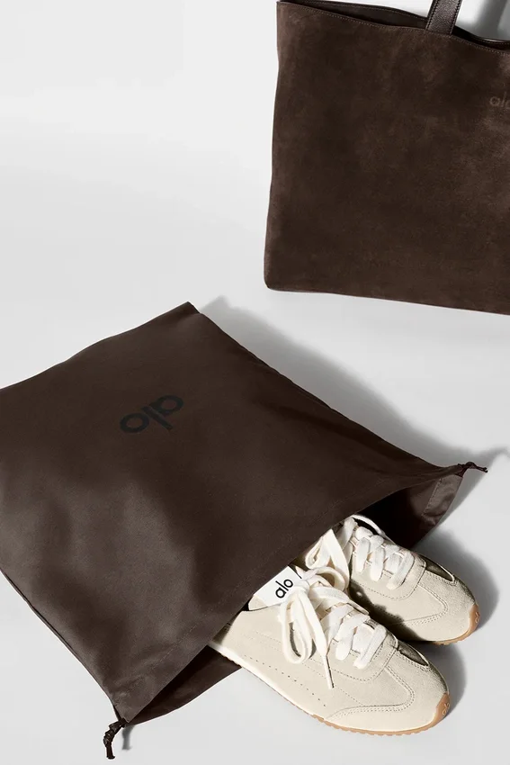 Alo Tranquility Shopper – Espresso-Wildleder