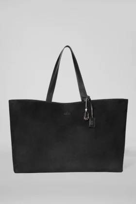 Alo Tranquility Shopper – Schwarzes Wildleder