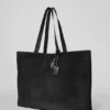 Alo Tranquility Shopper – Schwarzes Wildleder