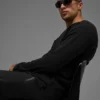 Alo Vapor Langarmshirt mit Rundhalsausschnitt – Schwarz