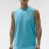 Alo Vapor Muscle Top – Blue Breeze