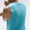 Alo Vapor Muscle Top – Blue Breeze