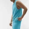 Alo Vapor Muscle Top – Blue Breeze