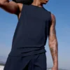 Alo Vapor Muscle Top – Navy