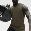 Alo Vapor Muscle Top – Olive Tree