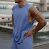 Alo Vapor Muscle Top – Provence Blue