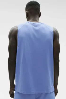 Alo Vapor Muscle Top – Provence Blue