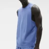 Alo Vapor Muscle Top – Provence Blue
