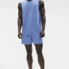 Alo Vapor Muscle Top – Provence Blue