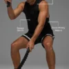 Alo Vapor Muscle-Top – Schwarz
