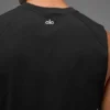 Alo Vapor Muscle-Top – Schwarz