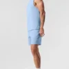 Alo Vapor Muscle Top – Seashell Blue