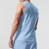 Alo Vapor Muscle Top – Seashell Blue