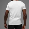 Alo Vapor Rundhals-T-Shirt mit Kurzarmshirts – Weiß