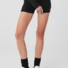 Alolux High-Waist Me Time Shorts – Schwarz