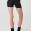 Alolux High-Waist Me Time Shorts – Schwarz