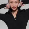 Alosoft 1/2 Zip Rapid Pullover – Schwarz