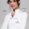 Alosoft 1/2 Zip Rapid Pullover – Weiß