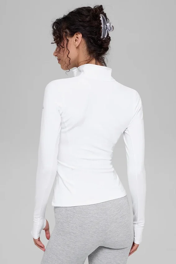 Alosoft 1/2 Zip Rapid Pullover – Weiß