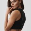Alosoft Affection BH-Top mit V-Ausschnitt – Schwarz