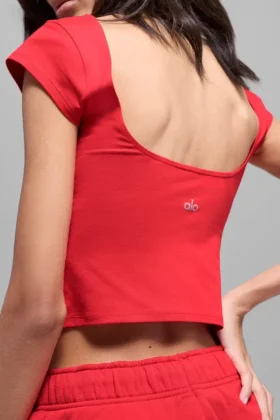 Alosoft Back for More T-Shirt – Leuchtendes Rot