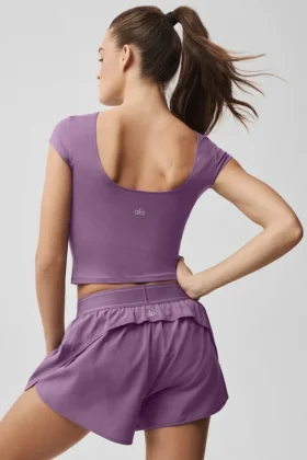 „Alosoft Back for More“-T-Shirt – Plum Kiss