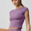 „Alosoft Back for More“-T-Shirt – Plum Kiss