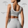 Alosoft Better Together BH – Athletic Heather Grey/Weiß