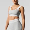 Alosoft Better Together BH – Athletic Heather Grey/Weiß