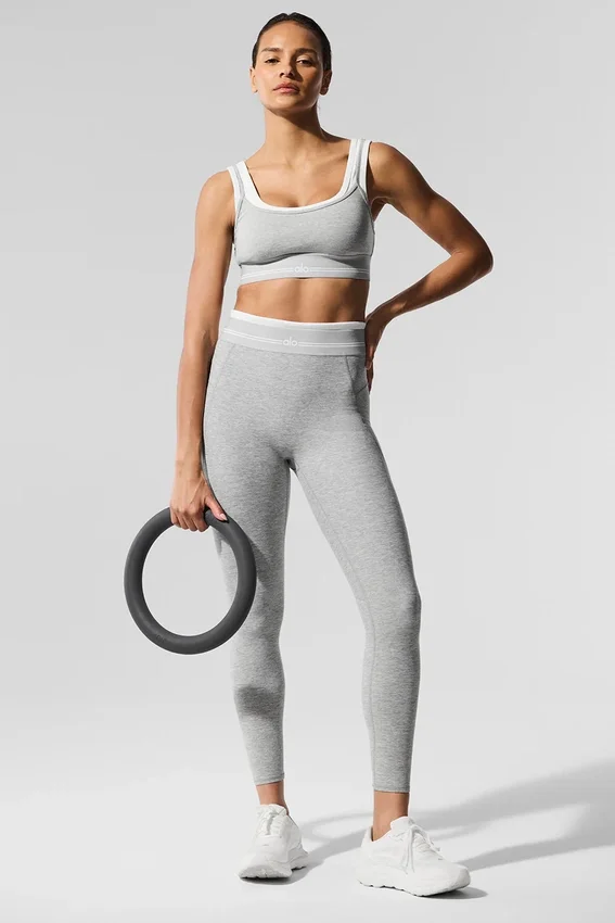 Alosoft Better Together BH – Athletic Heather Grey/Weiß
