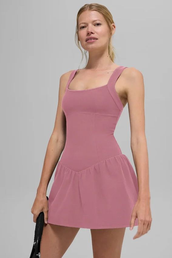Alosoft Break Point Tennis-Kleid – Pink Wild Rose