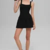 Alosoft Break Point Tenniskleid – Schwarz