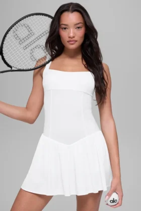 Alosoft Break Point Tenniskleid – Weiß