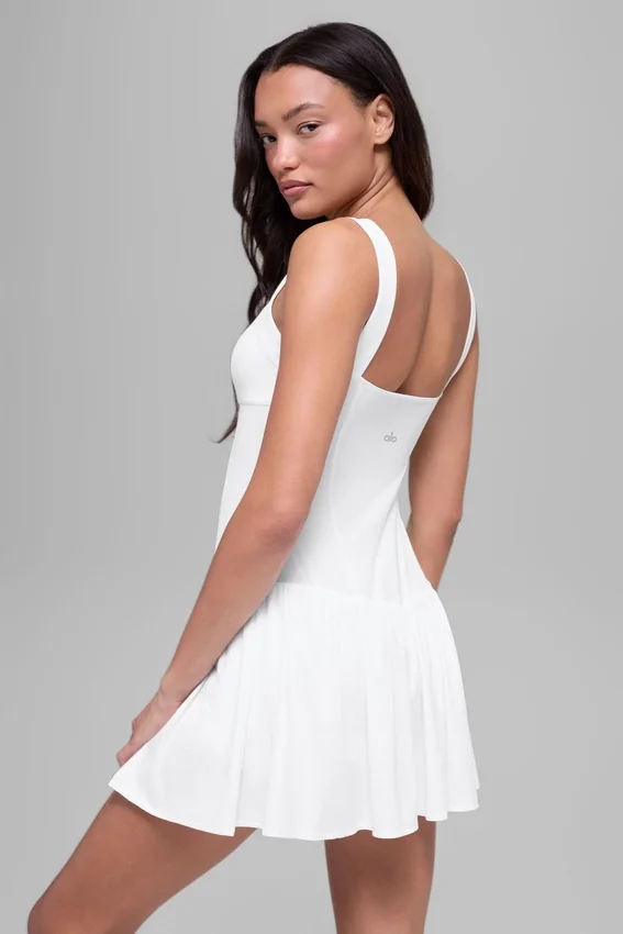 Alosoft Break Point Tenniskleid – Weiß