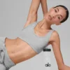 Alosoft Center Stage BH – Athletic Heather Grey