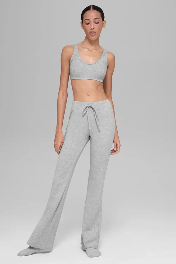 Alosoft Center Stage BH – Athletic Heather Grey