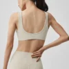 Alosoft Center Stage BH – Oatmeal Heather