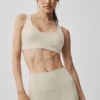 Alosoft Center Stage BH – Oatmeal Heather