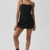 Alosoft Courtside Tenniskleid – Schwarz