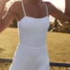 Alosoft Courtside Tenniskleid – Weiß