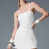 Alosoft Courtside Tenniskleid – Weiß