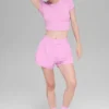 Alosoft Crop Finesse Kurzarmshirt – Candy Heart Pink