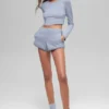 Alosoft Crop Finesse Langarmshirt – Winter Frost