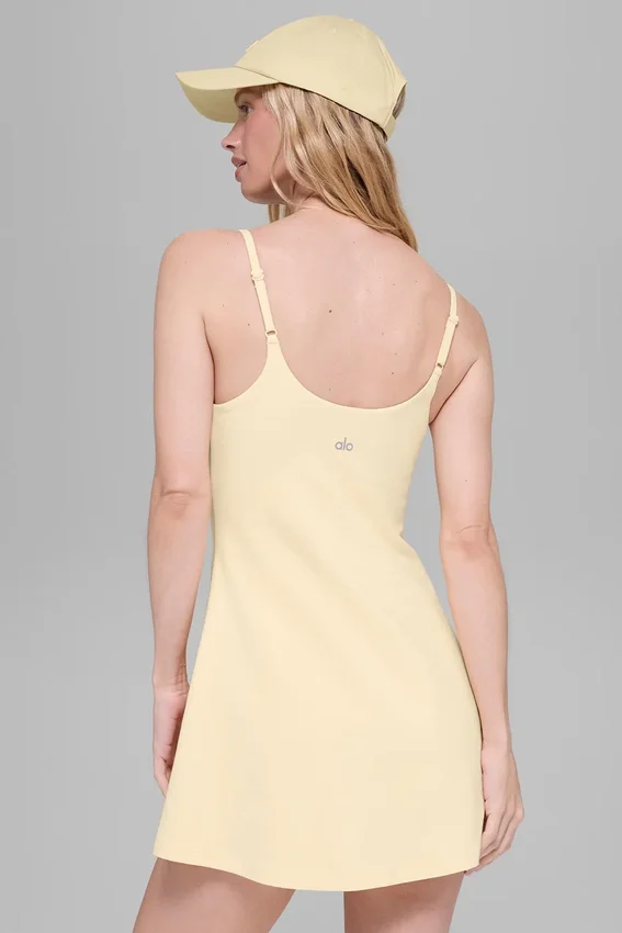 Alosoft Encore Tennis-Kleid – Candlelight Yellow