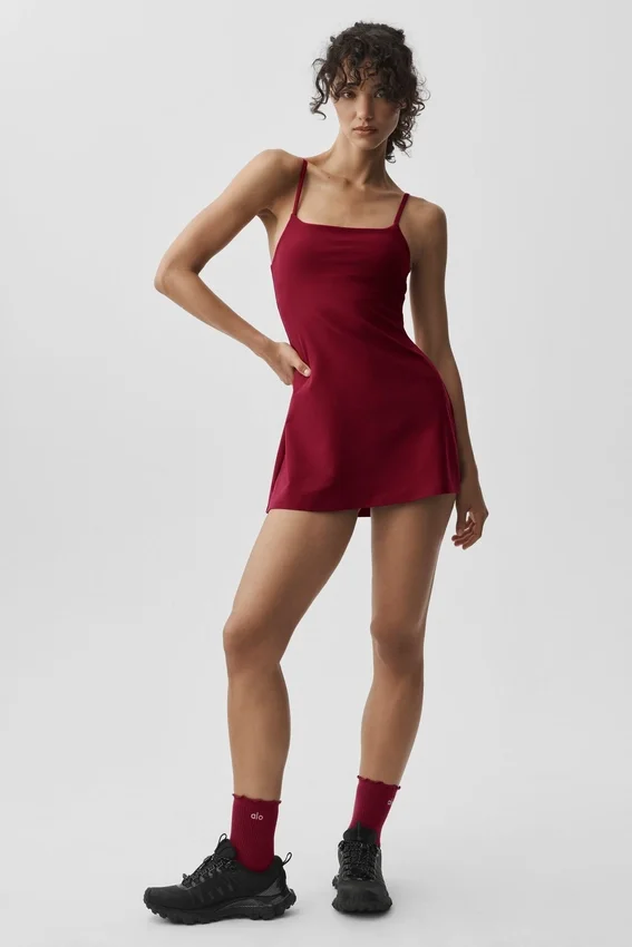 Alosoft Encore Tennis-Kleid – Summer Romance Red