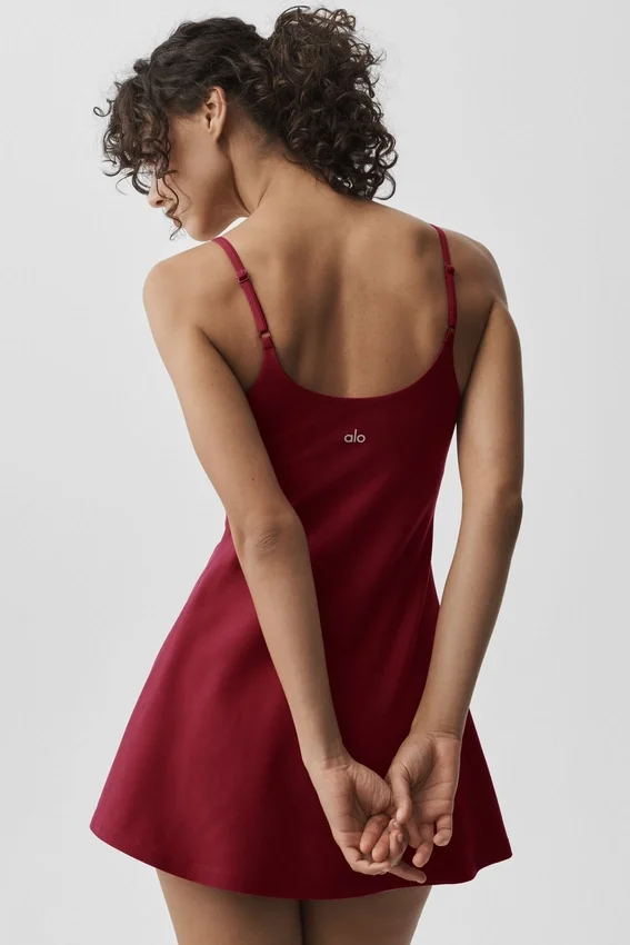 Alosoft Encore Tennis-Kleid – Summer Romance Red