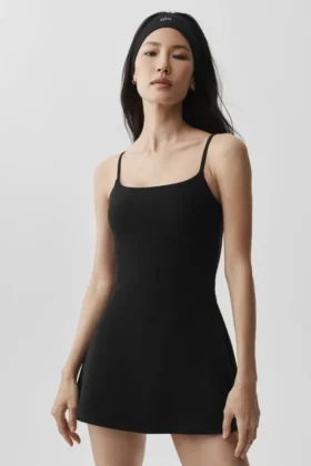 Alosoft Encore Tenniskleid – Schwarz