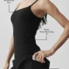 Alosoft Encore Tenniskleid – Schwarz