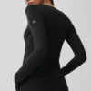 Alosoft Finesse Langarmshirt – Schwarz